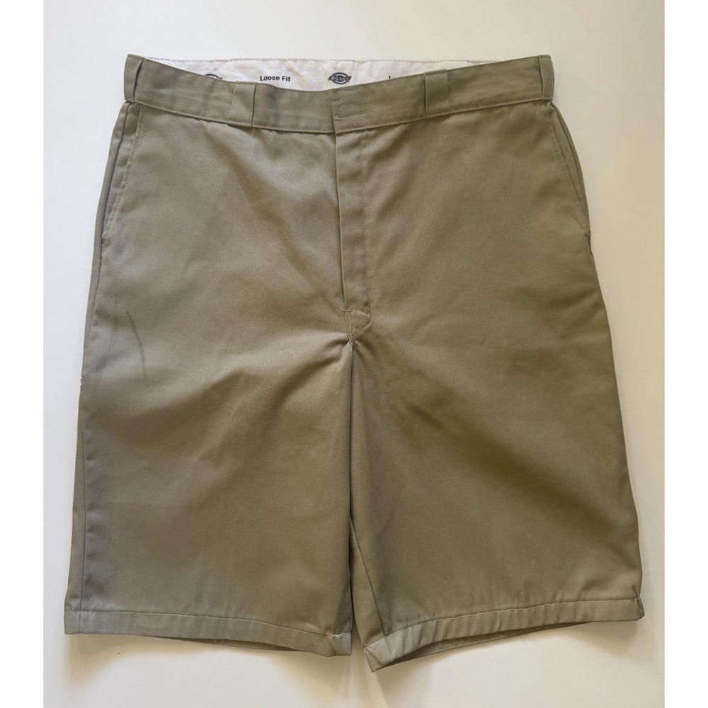 Dickies Loose Fit Work Shorts Khaki Men's 42 Carpenter Utility Uniform